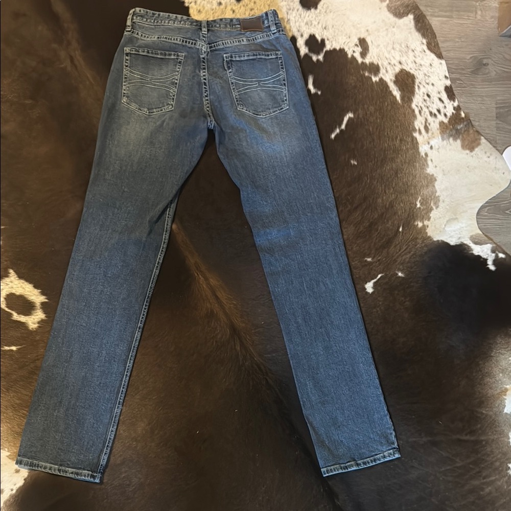 Hooey Men's Straight Fit Jeans in Dark Blue